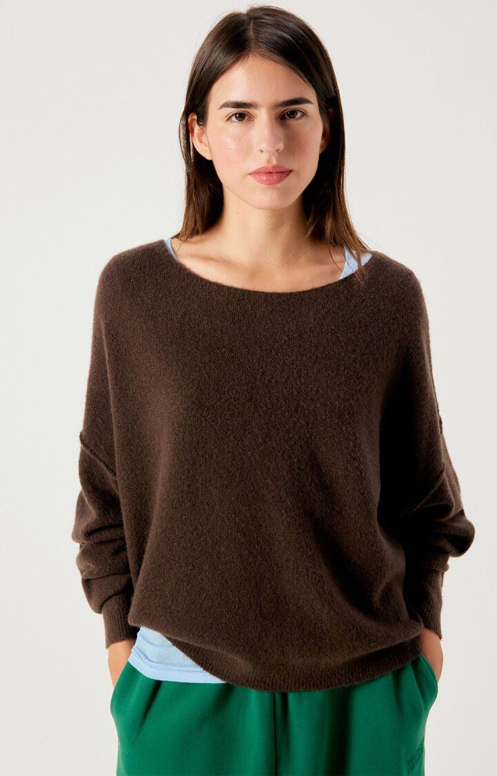 American Vintage - women - Melange Brown Damsville Sweater