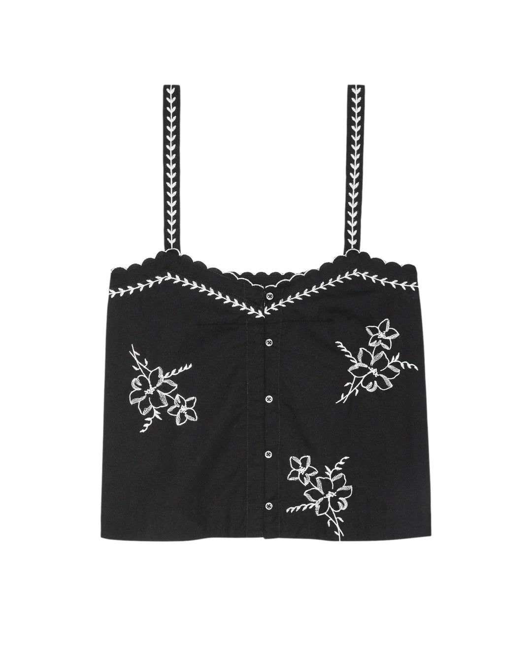 The Great - Women -  The Weekend Tank With Hanky Embroidery
