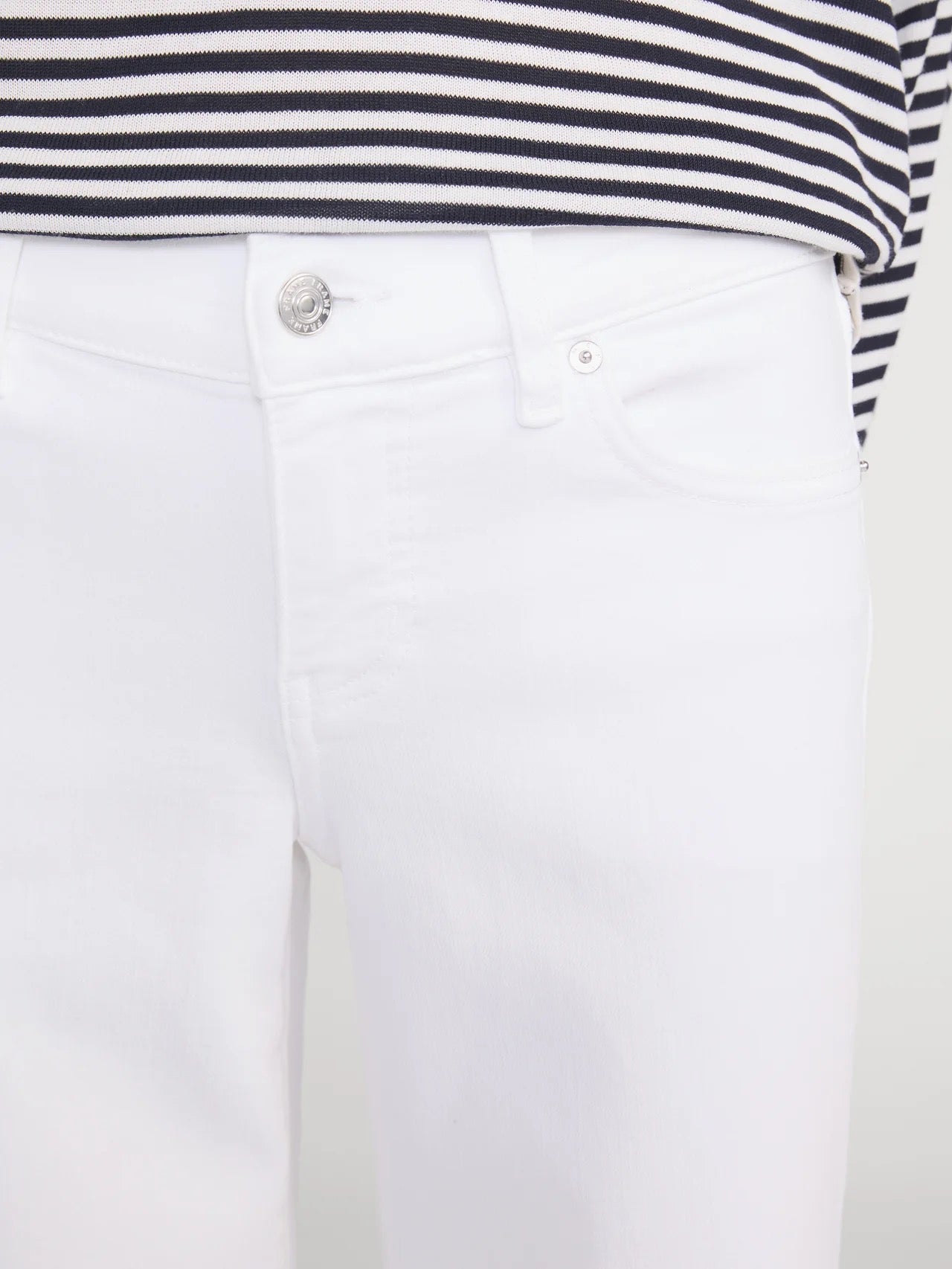 Frame - Women - White  Low Rise Le Slim Palazzo
