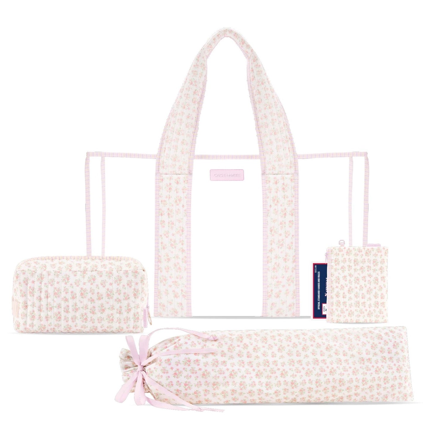 Case-Mate Mahjong Jelly Tote Set Quilted Ditsy Floral
