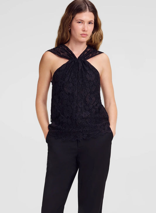 ALC - Women - Black Irina Lace Top