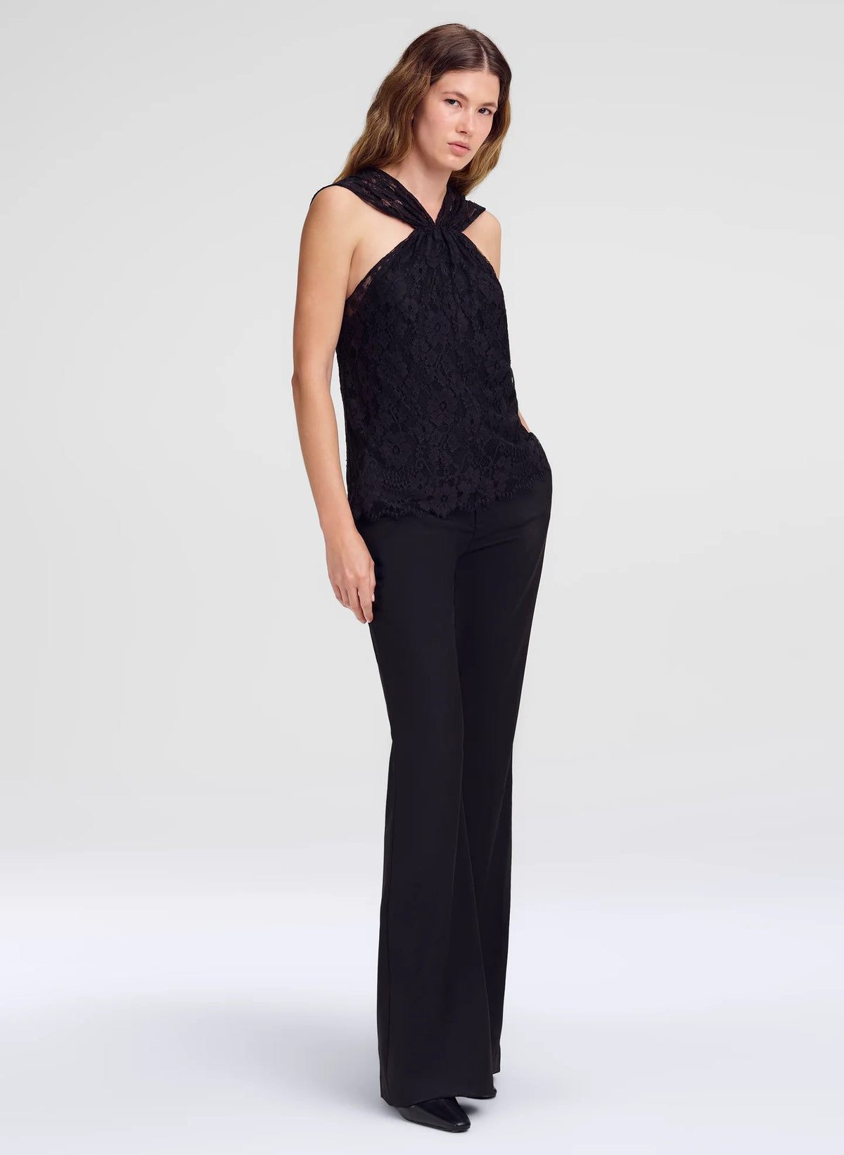 ALC - Women - Black Irina Lace Top