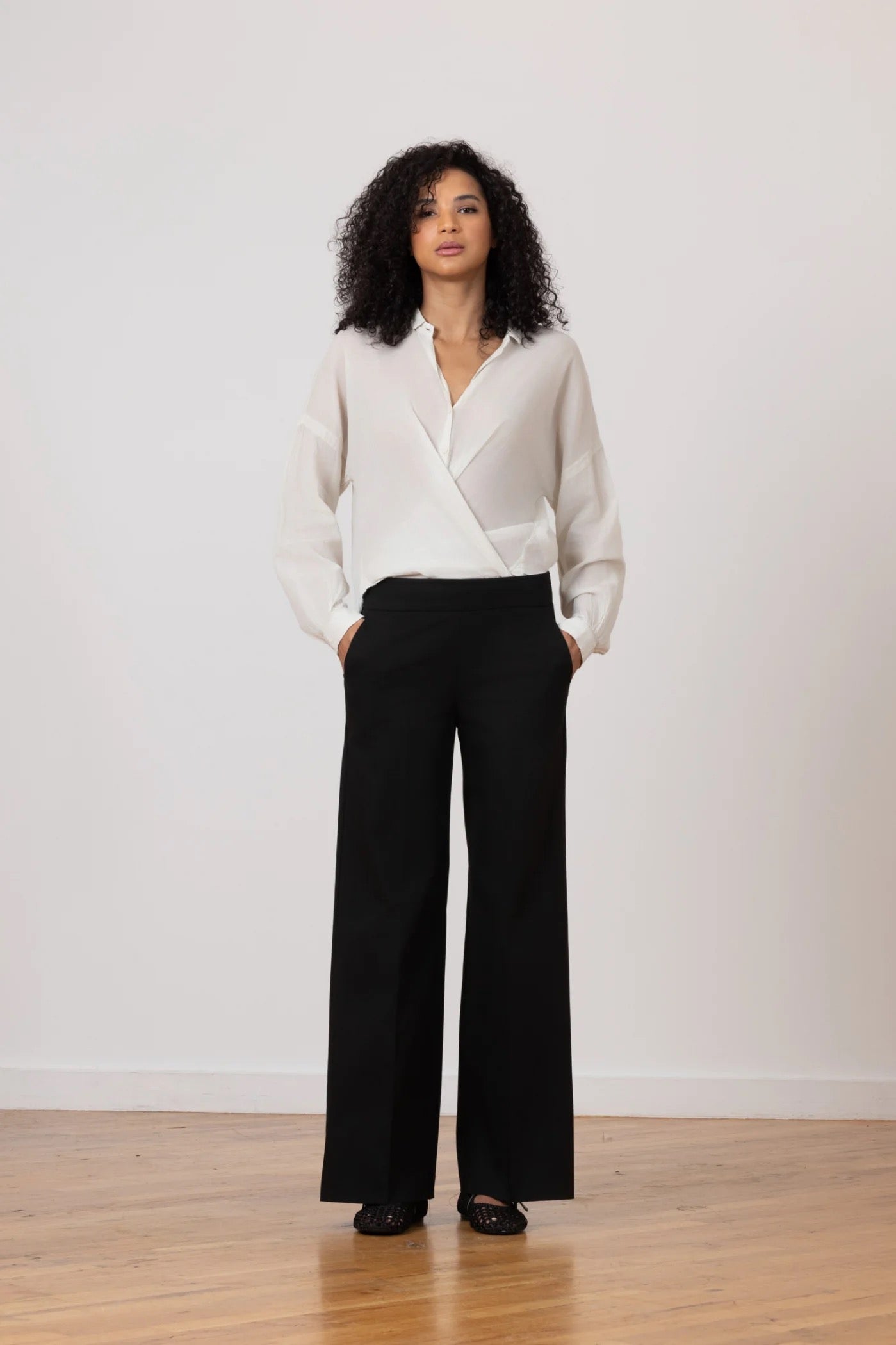Avenue Montaigne - Women - Black Carla Cotton Stretch Pant