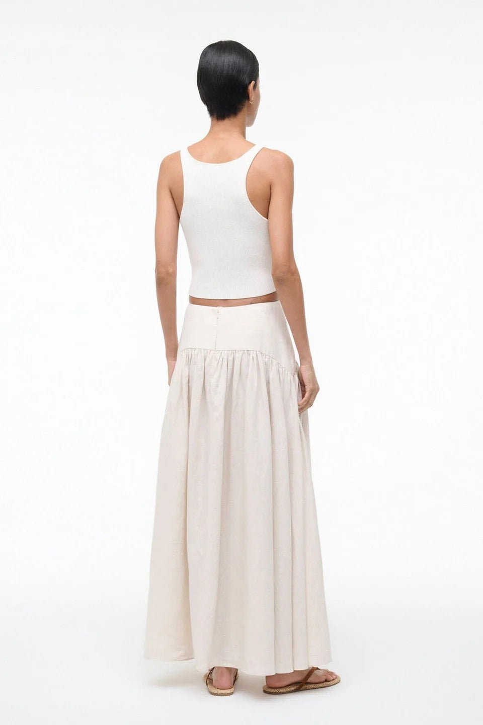 Staud - Women - Natural Procida Linen Skirt