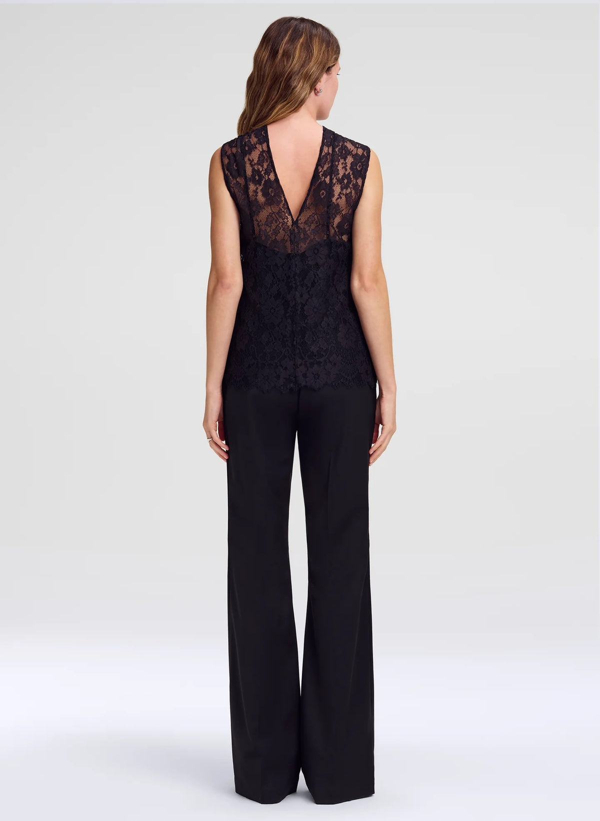 ALC - Women - Black Irina Lace Top