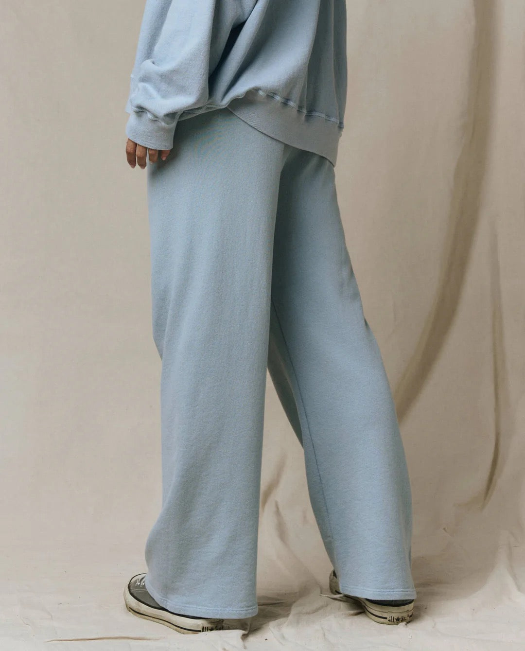 The Great - Women - Whisper Blue  Lap Sweatpant