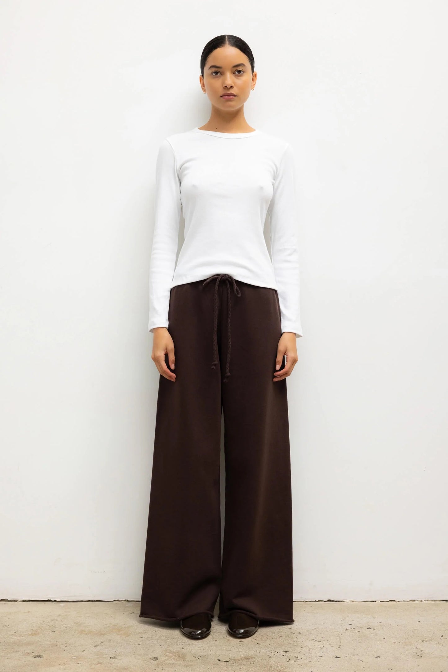Leset - Women - White Nando Slim Fit Long Sleeve