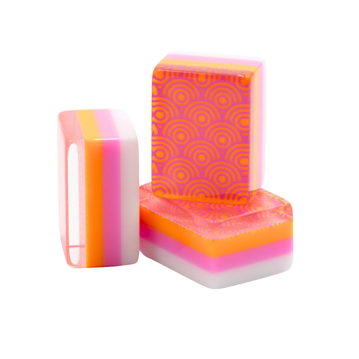 My Fair Mahjong -  Sorbet Pink Crystal Confetti Mahjong Set