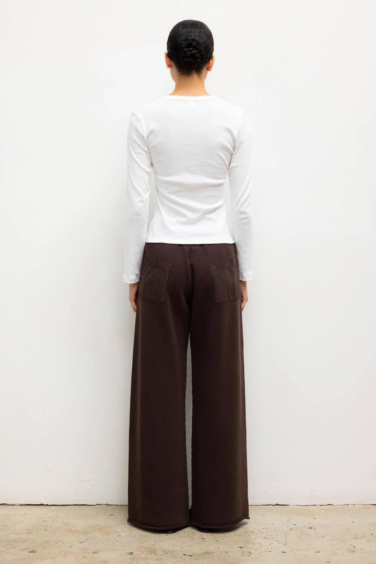 Leset - Women - White Nando Slim Fit Long Sleeve