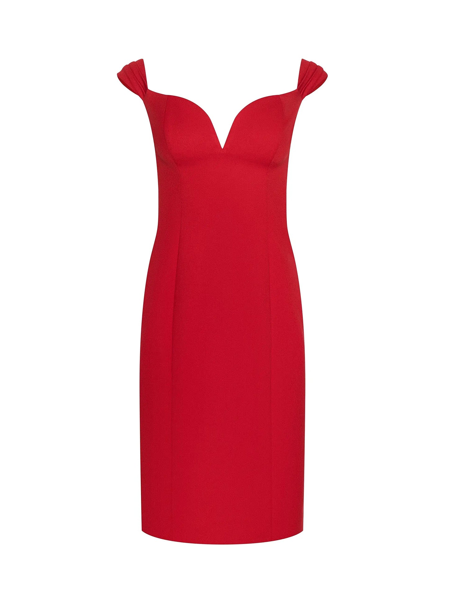 L'AGENCE - Women - Lipstick Red Vivie Dress