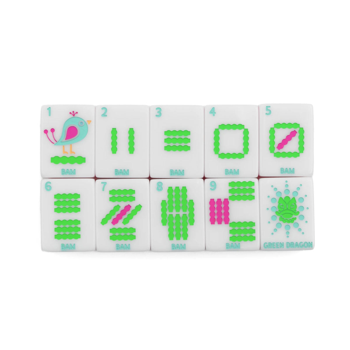 My Fair Mahjong -  Sorbet Pink Crystal Confetti Mahjong Set