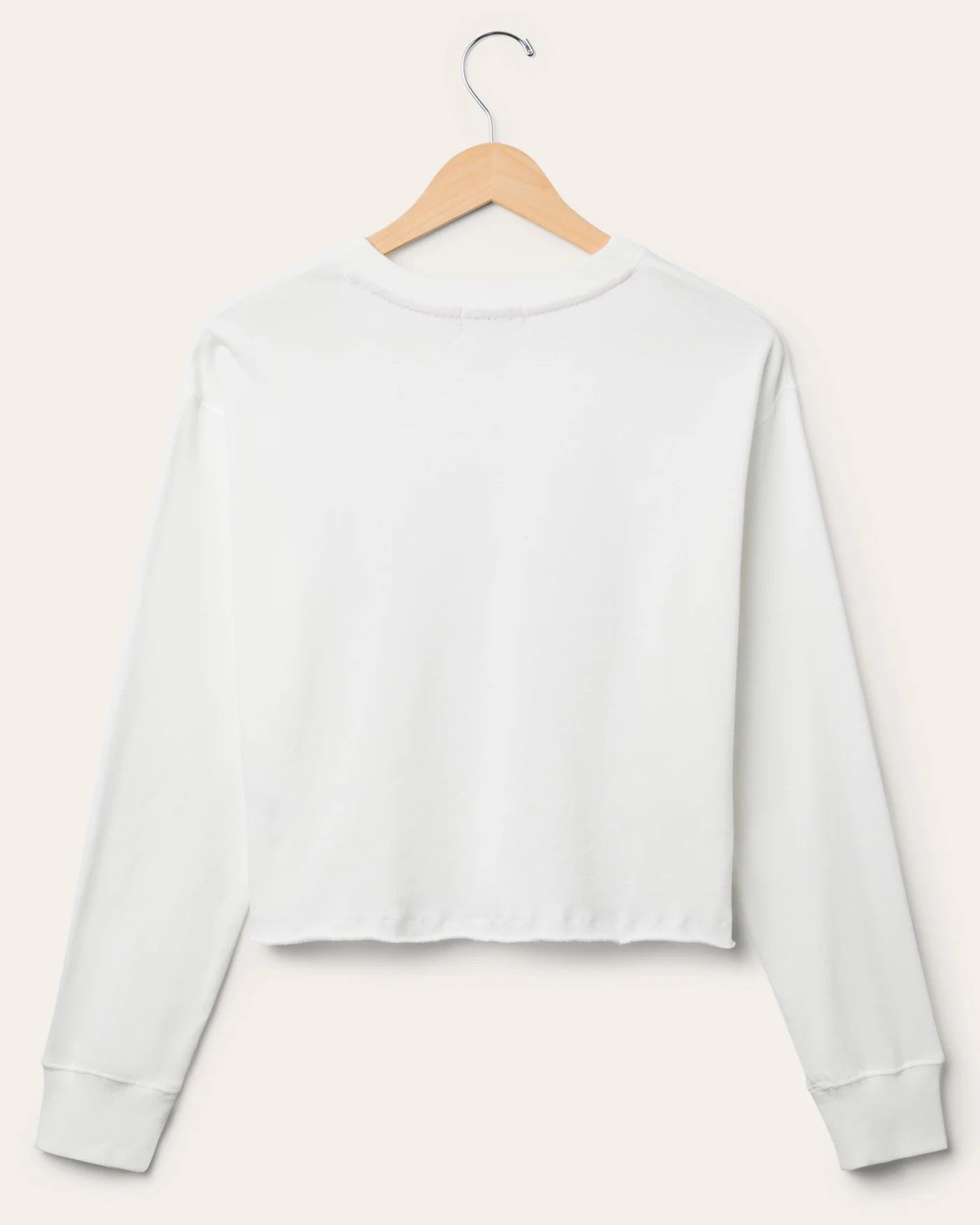 Junk Food - Women - White  Detroit Lions Crop Sweatshirt