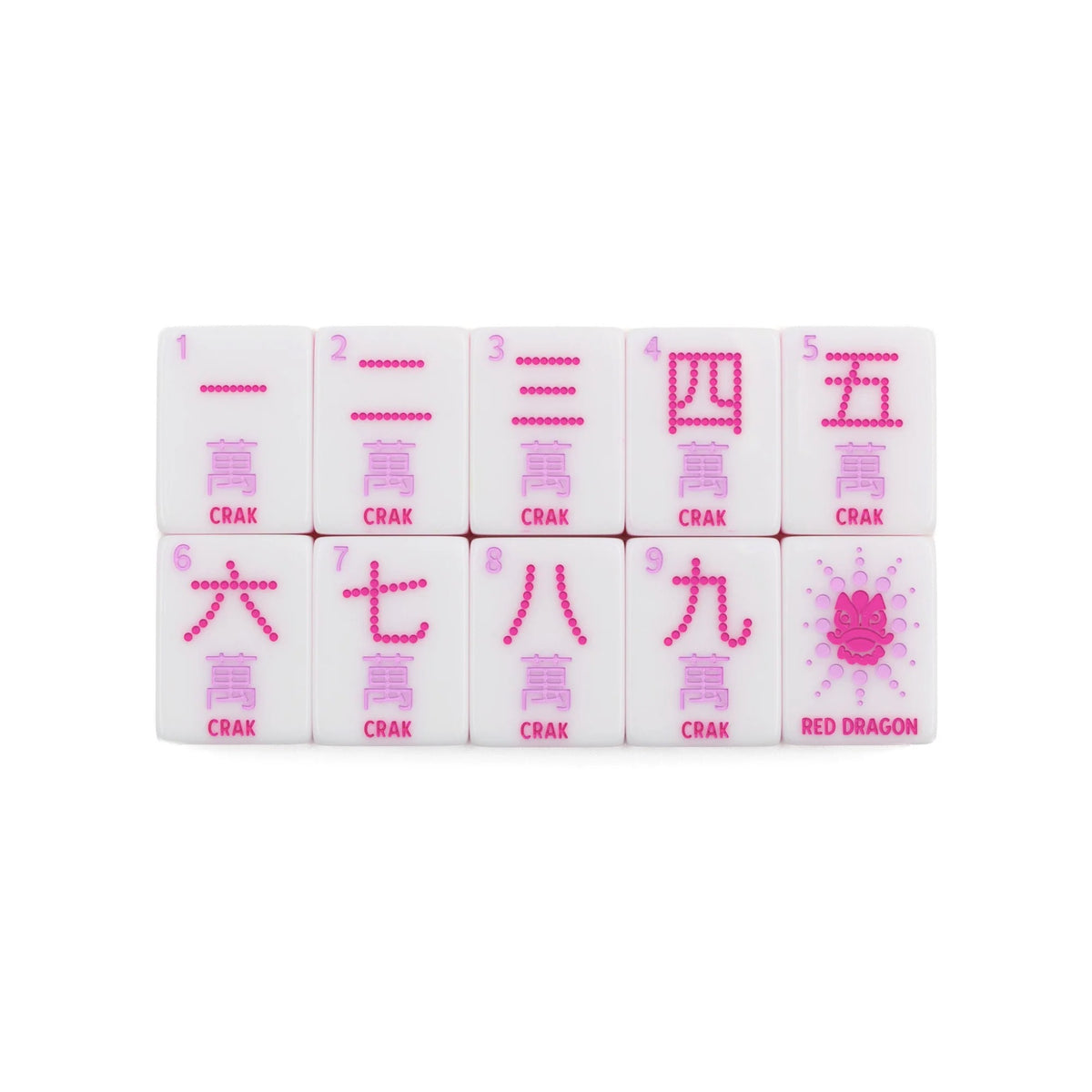 My Fair Mahjong -  Sorbet Pink Crystal Confetti Mahjong Set