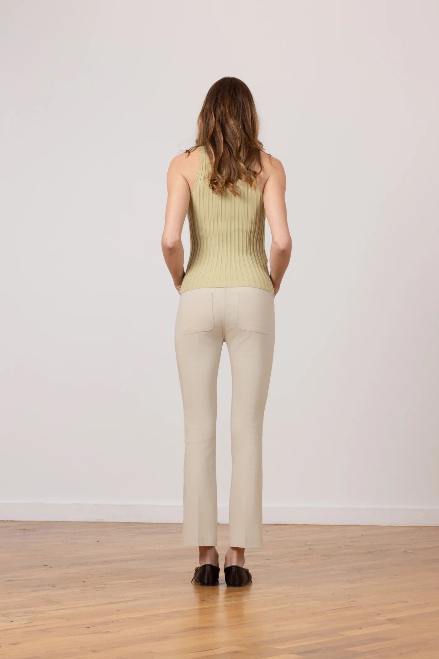 Avenue Montaigne - Women - Signature Beige Stitch Pant