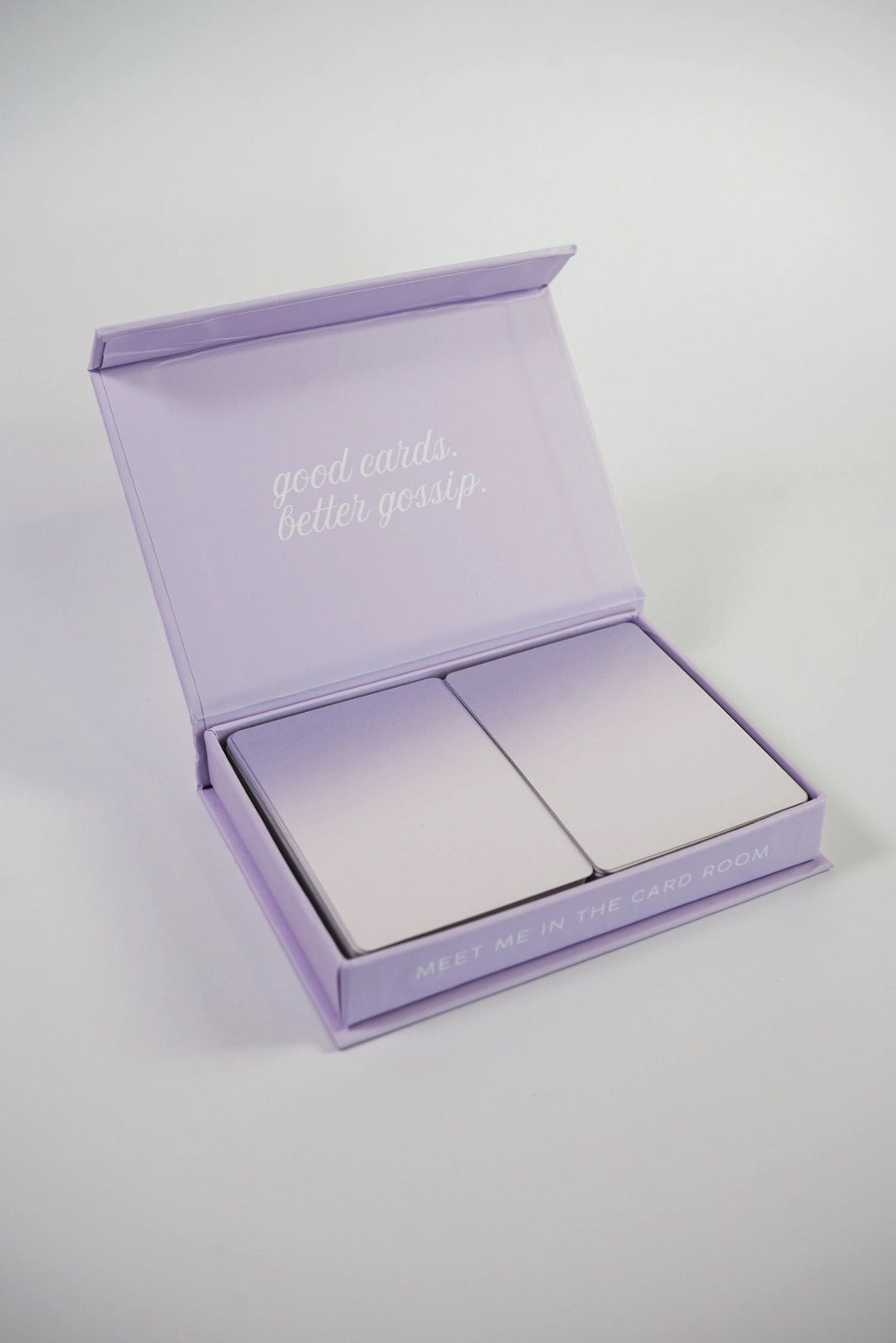 The Card Room - Purple Ombre Canasta Cards with Points
