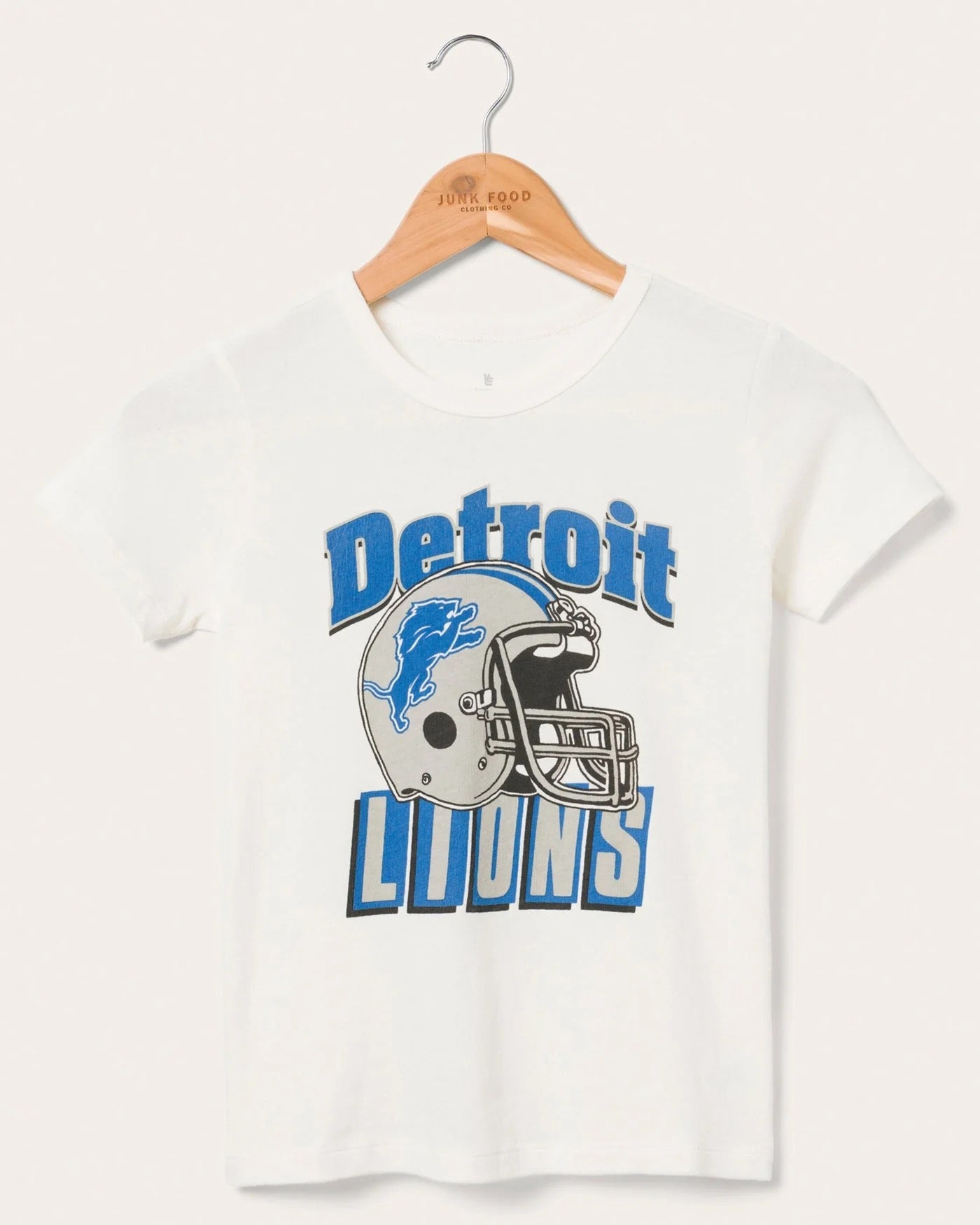 Junk Food - Tween -White Tee Lions Helmet