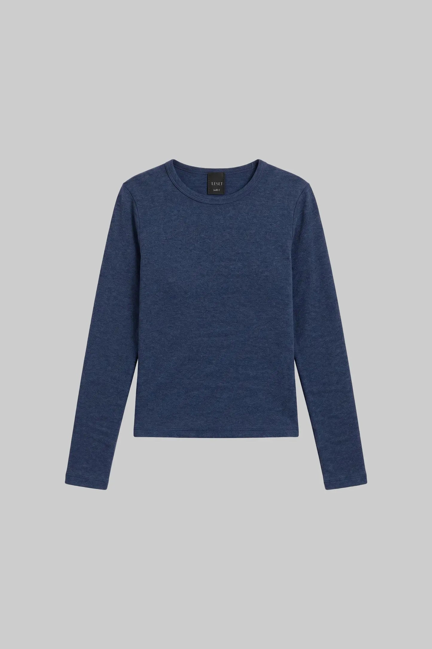 Leset - Women - Midnight Melange Nando Slim Fit Long Sleeve