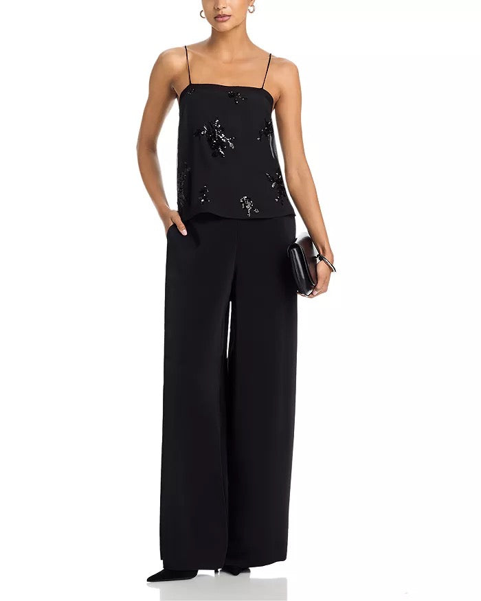 Generation Love - Women - Black Delia Floral Sequin Cami