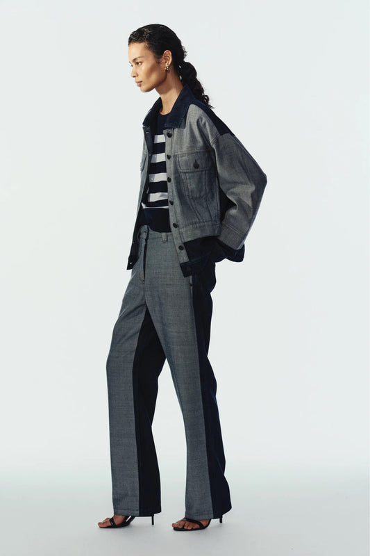 Saint Art - Women - Dark IndigoJonas Reverse Denim Pant