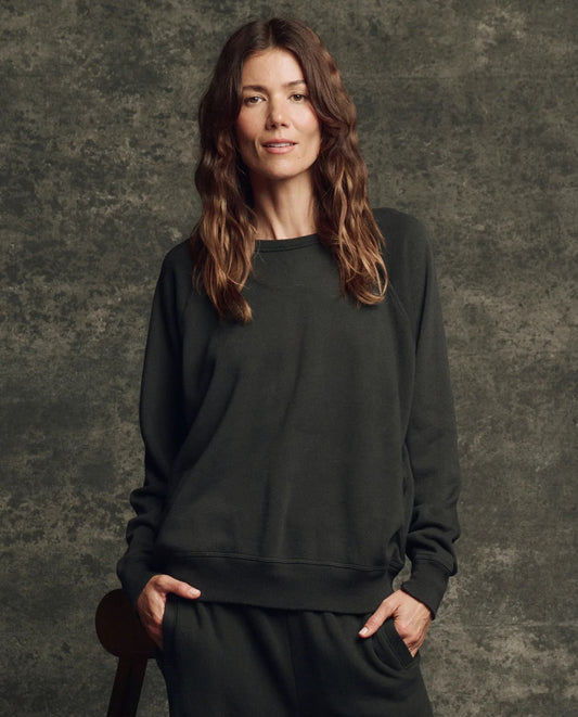 The Great - Women - Almost Black College Sweatshirt