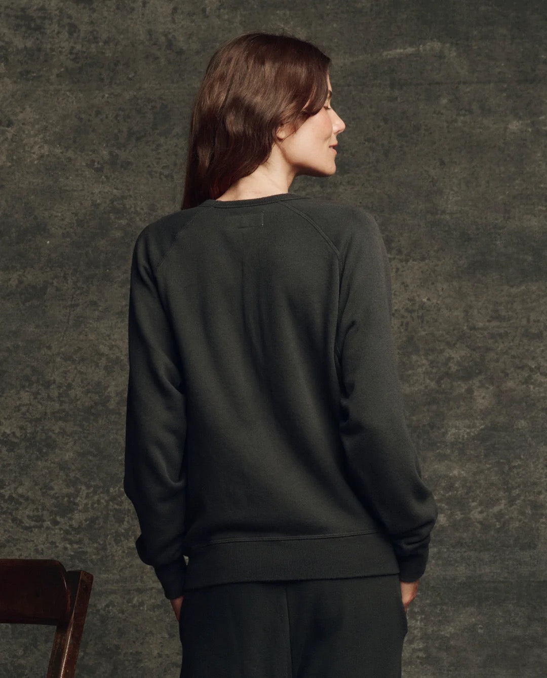 The Great - Women - Almost Black College Sweatshirt