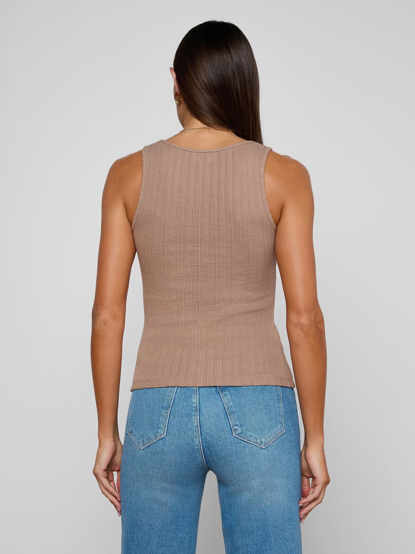 L'AGENCE - Women -Portabella Adira Scoopneck Tank