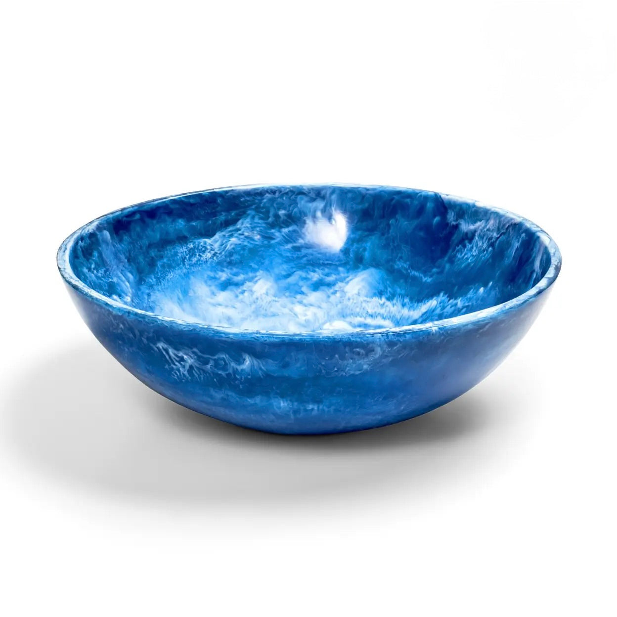 Inspired Generation - Blue Swirl  EveryWare Resin Bowl