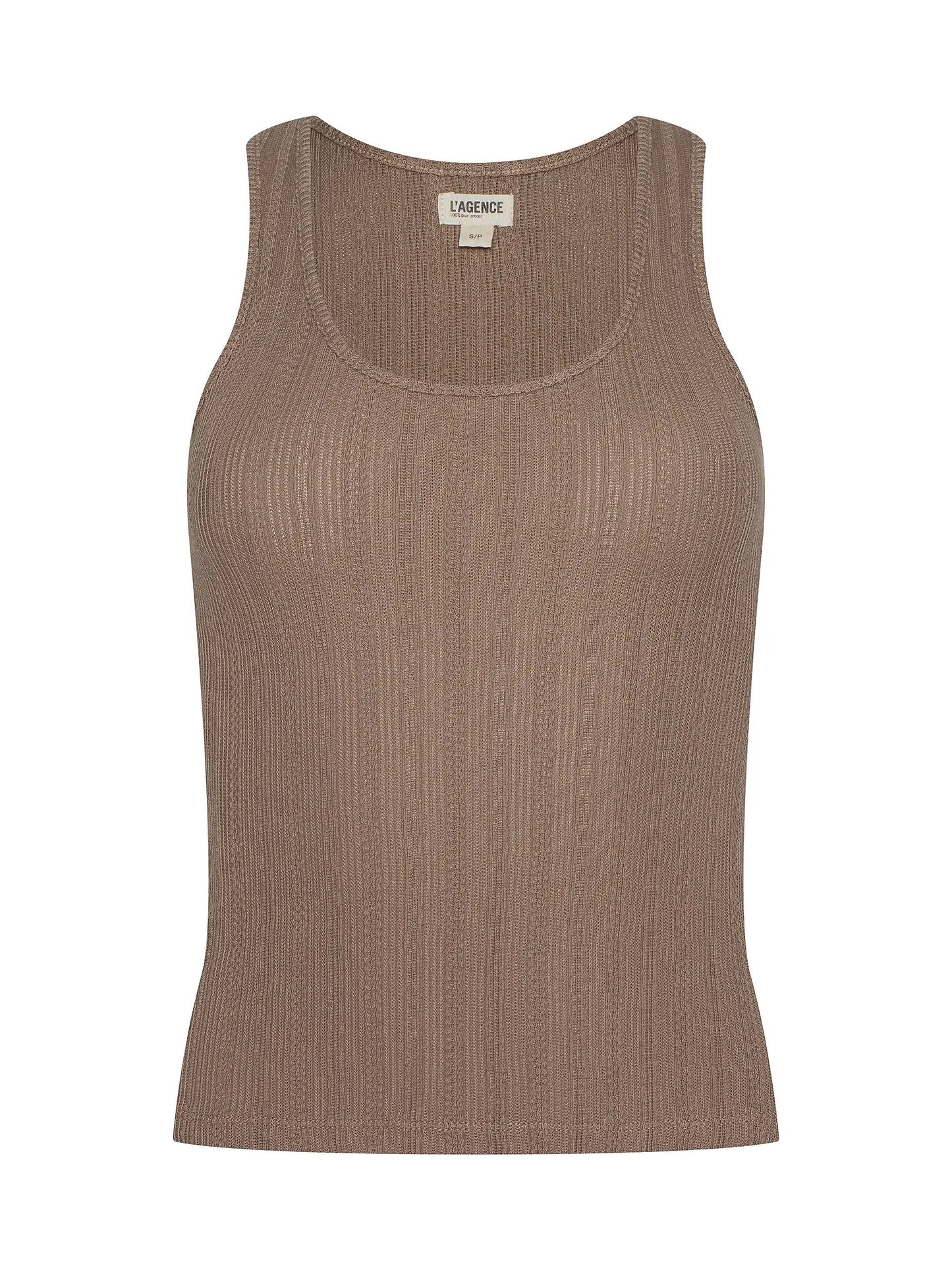 L'AGENCE - Women -Portabella Adira Scoopneck Tank