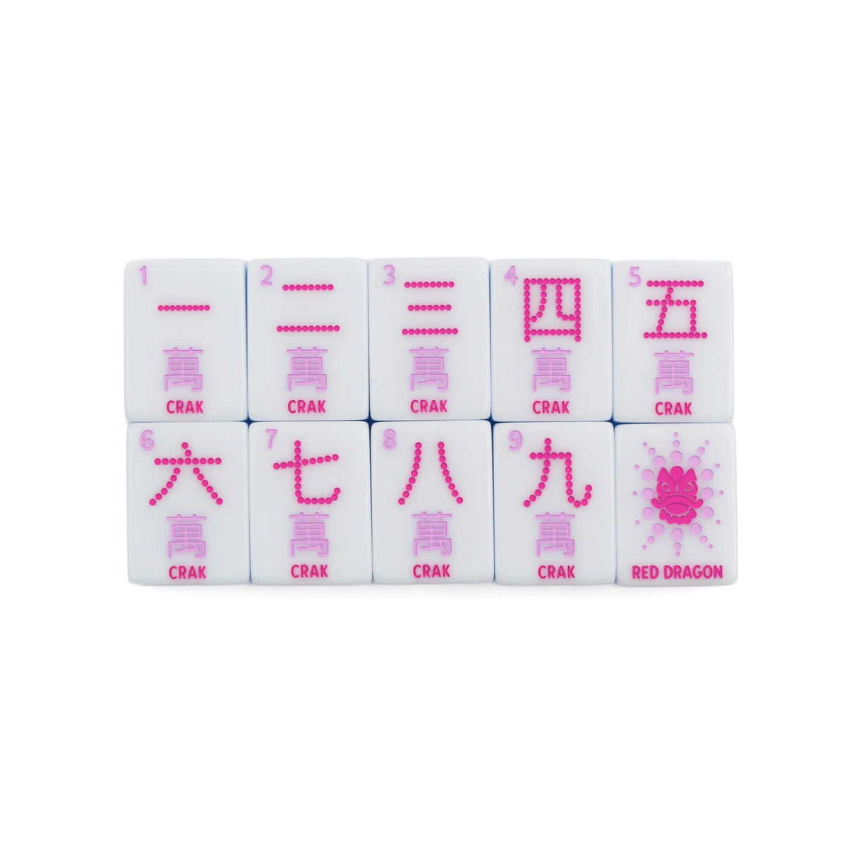 My Fair Mahjong -  Calm Blue Crystal Confetti Mahjong Set