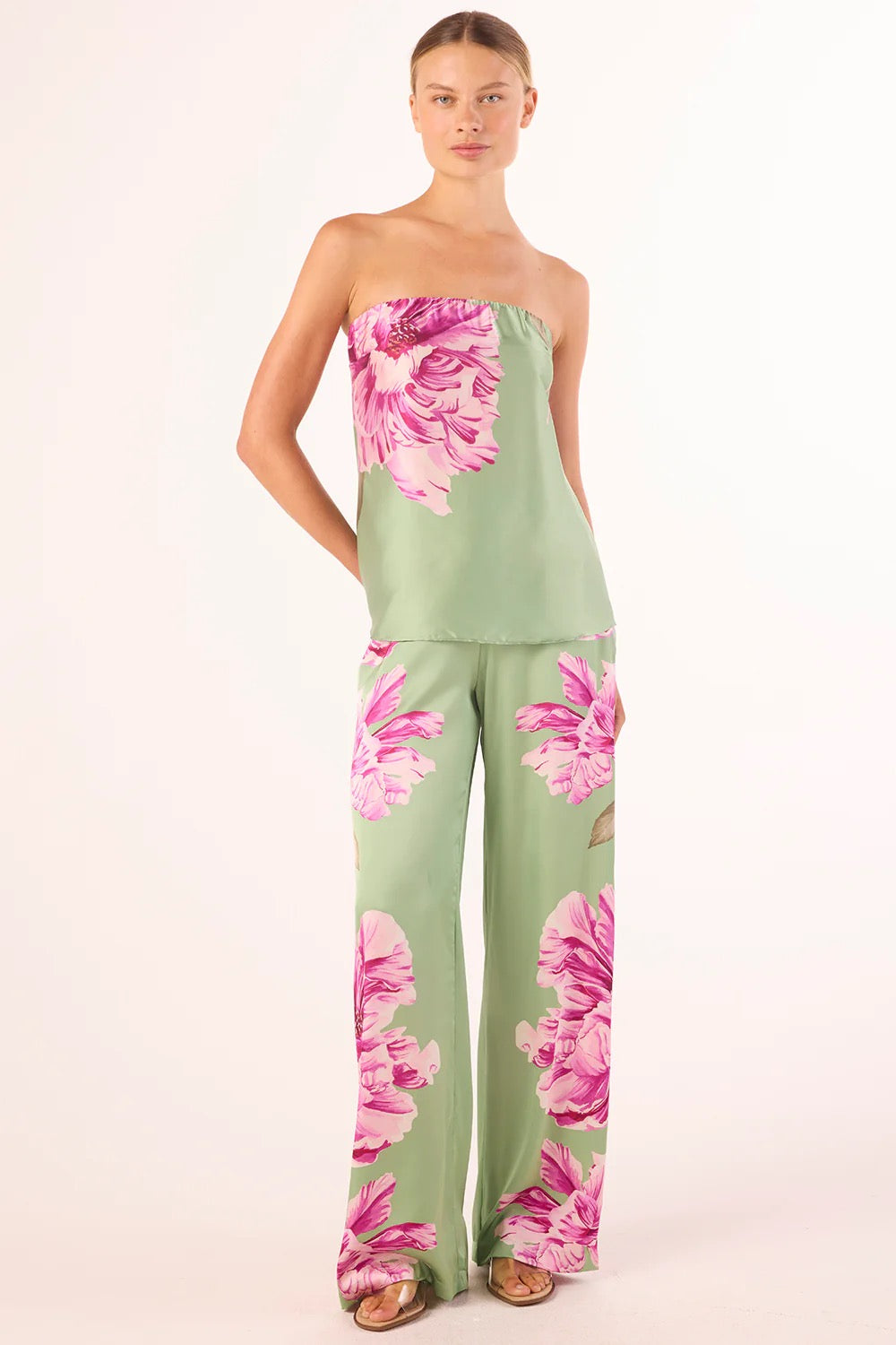 Misa - Women - Pistachio Peony Yassi Top