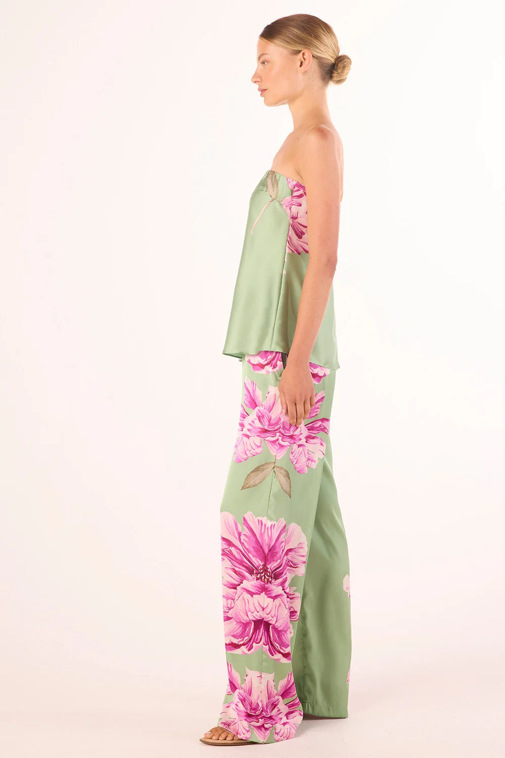 Misa - Women - Pistachio Peony Yassi Top
