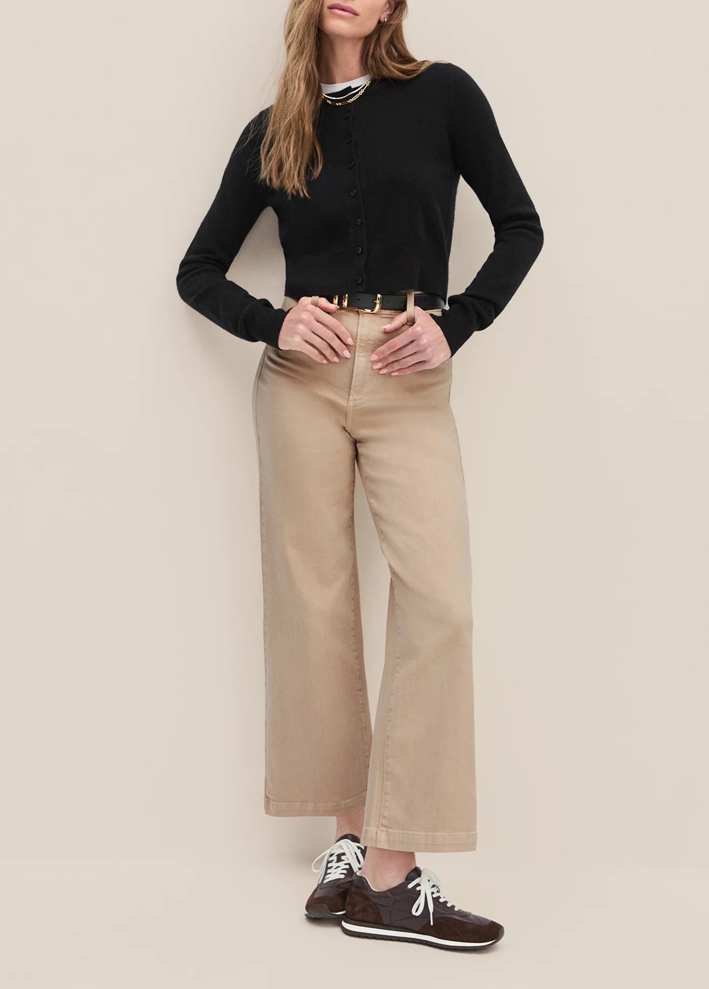 Favorite Daughter - Women - Black Cropped Rebecca Cardigan