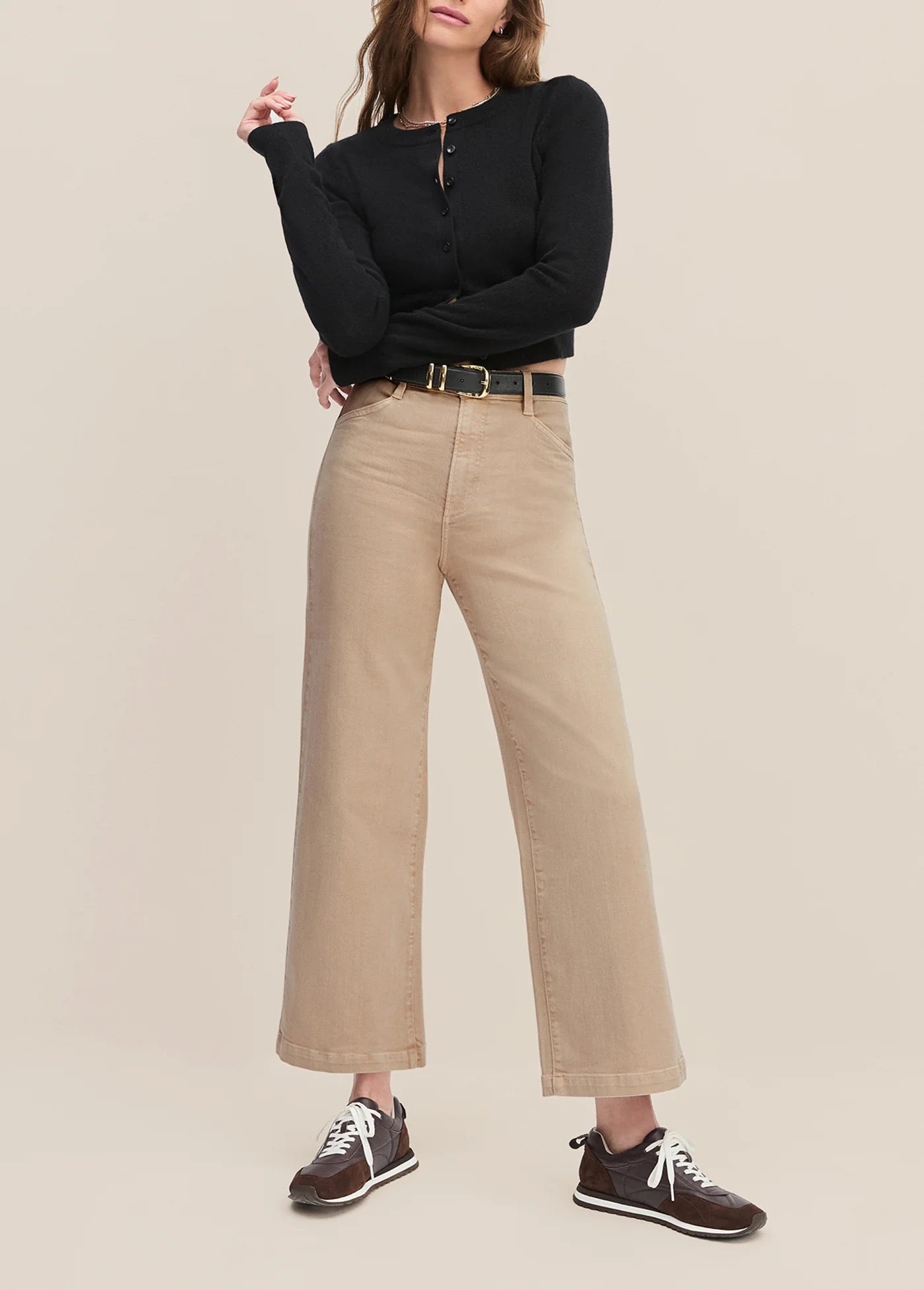 Favorite Daughter - Women - Black Cropped Rebecca Cardigan