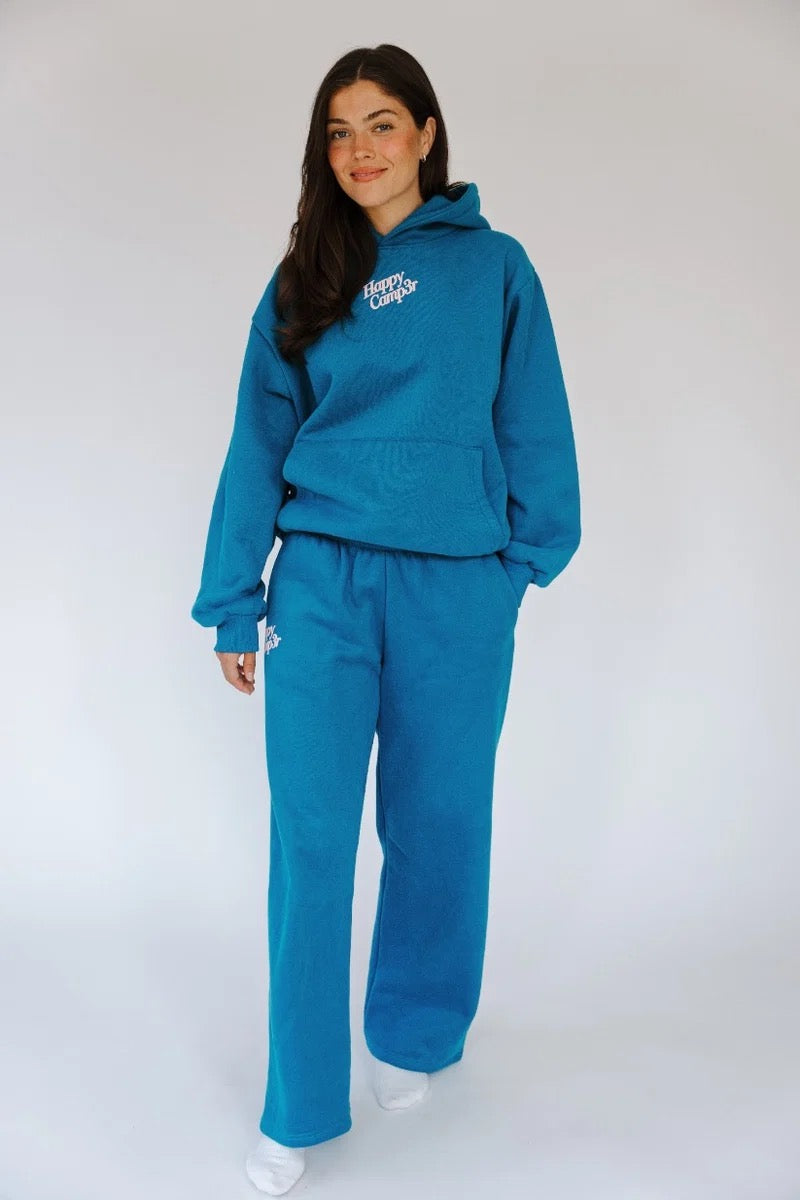 Happy Canp3R - Crystal Teal Puff Series Hoodie