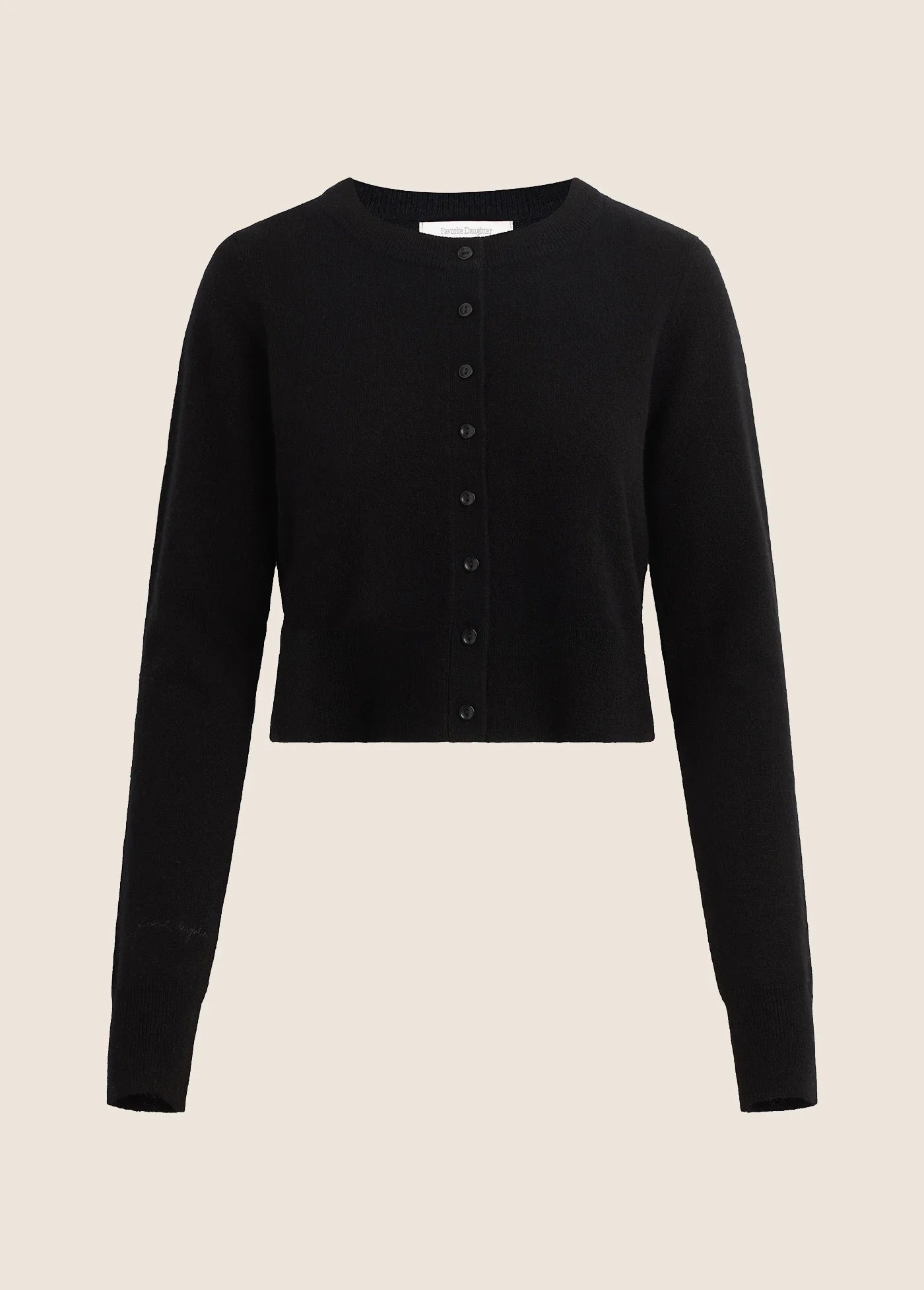 Favorite Daughter - Women - Black Cropped Rebecca Cardigan