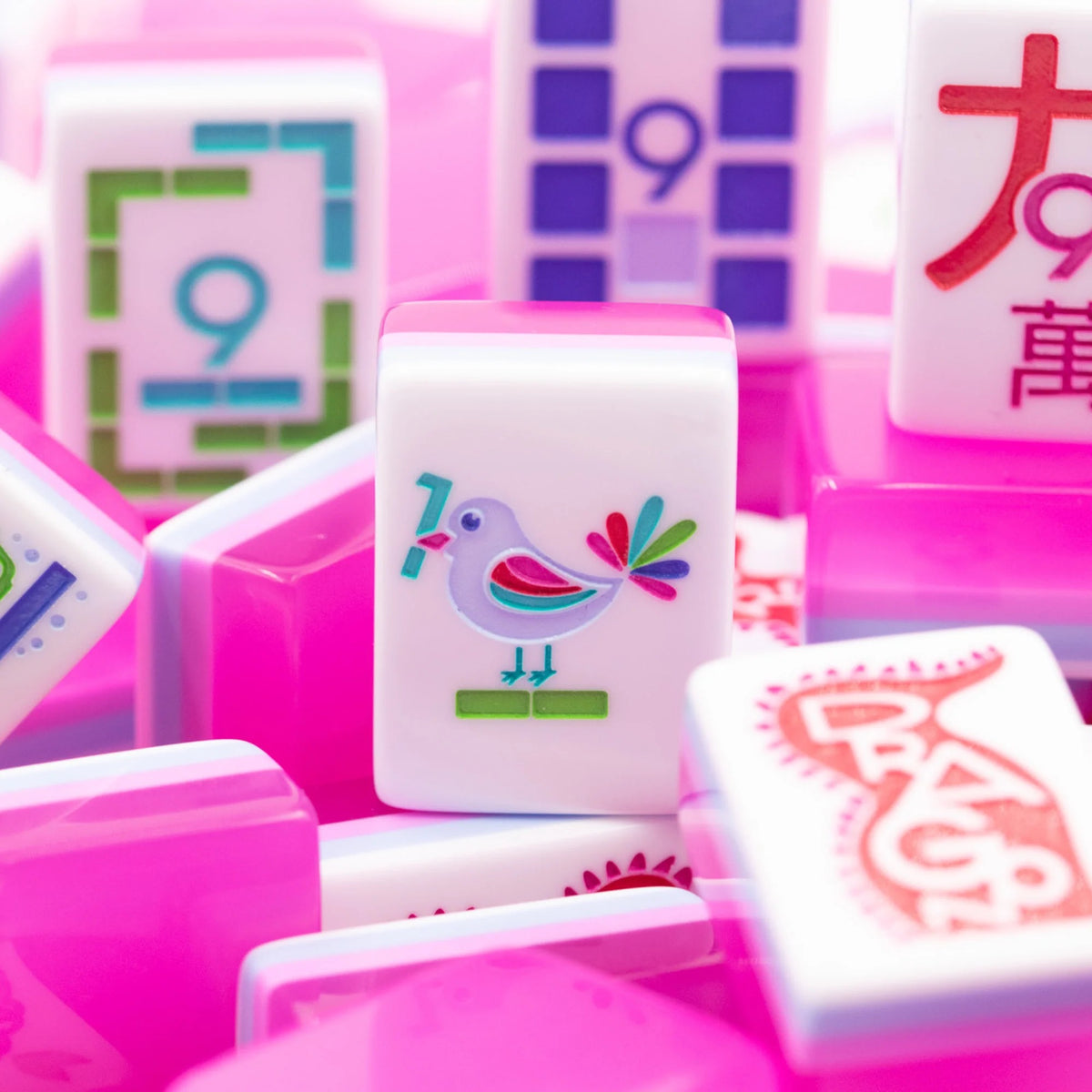 My Fair Mahjong -  Cotton Candy Pink The Play Series GRAND Mahjong With Something To Say
