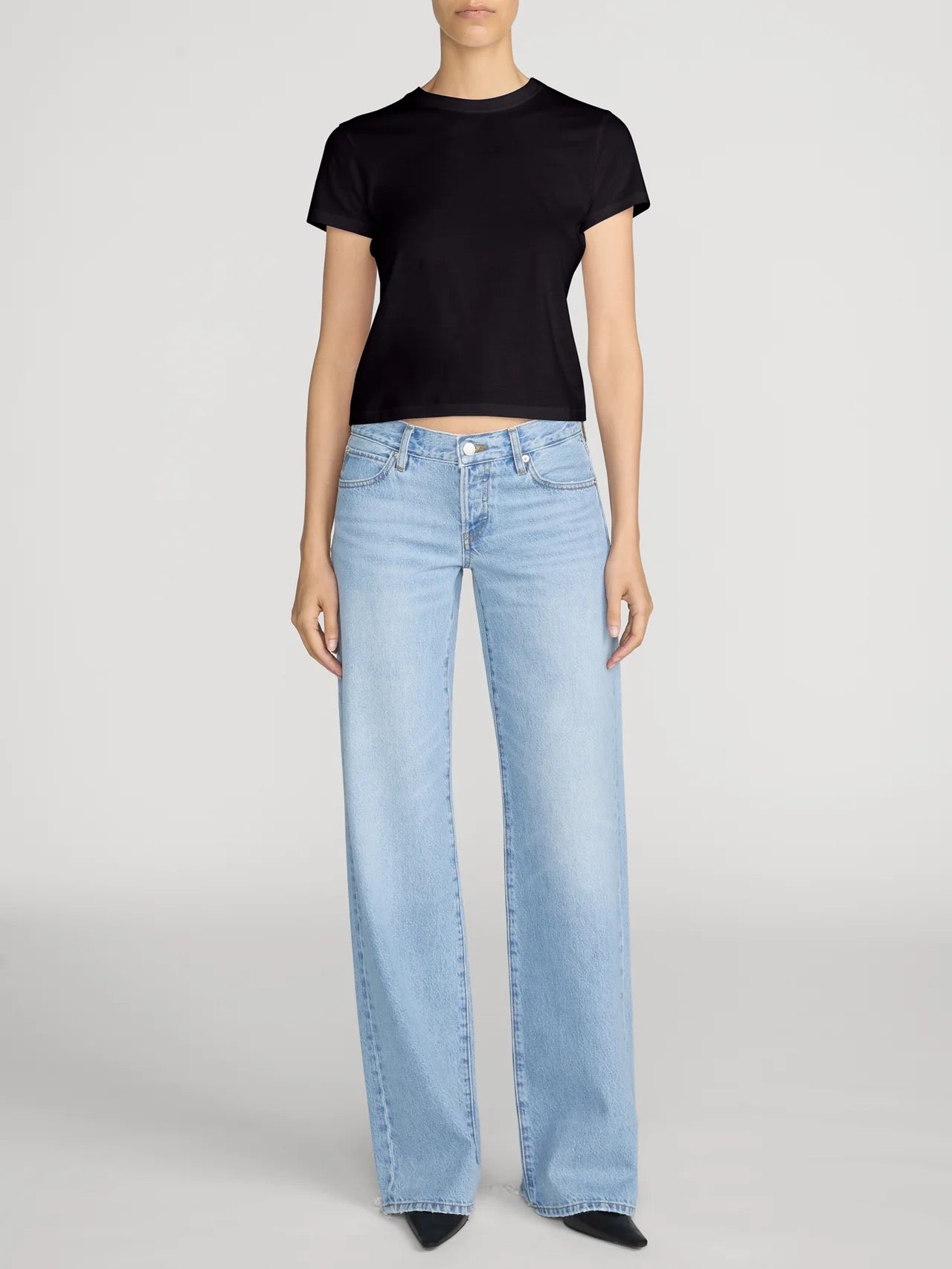 Frame - Women - Dodger Offset Hem The Gray Jean
