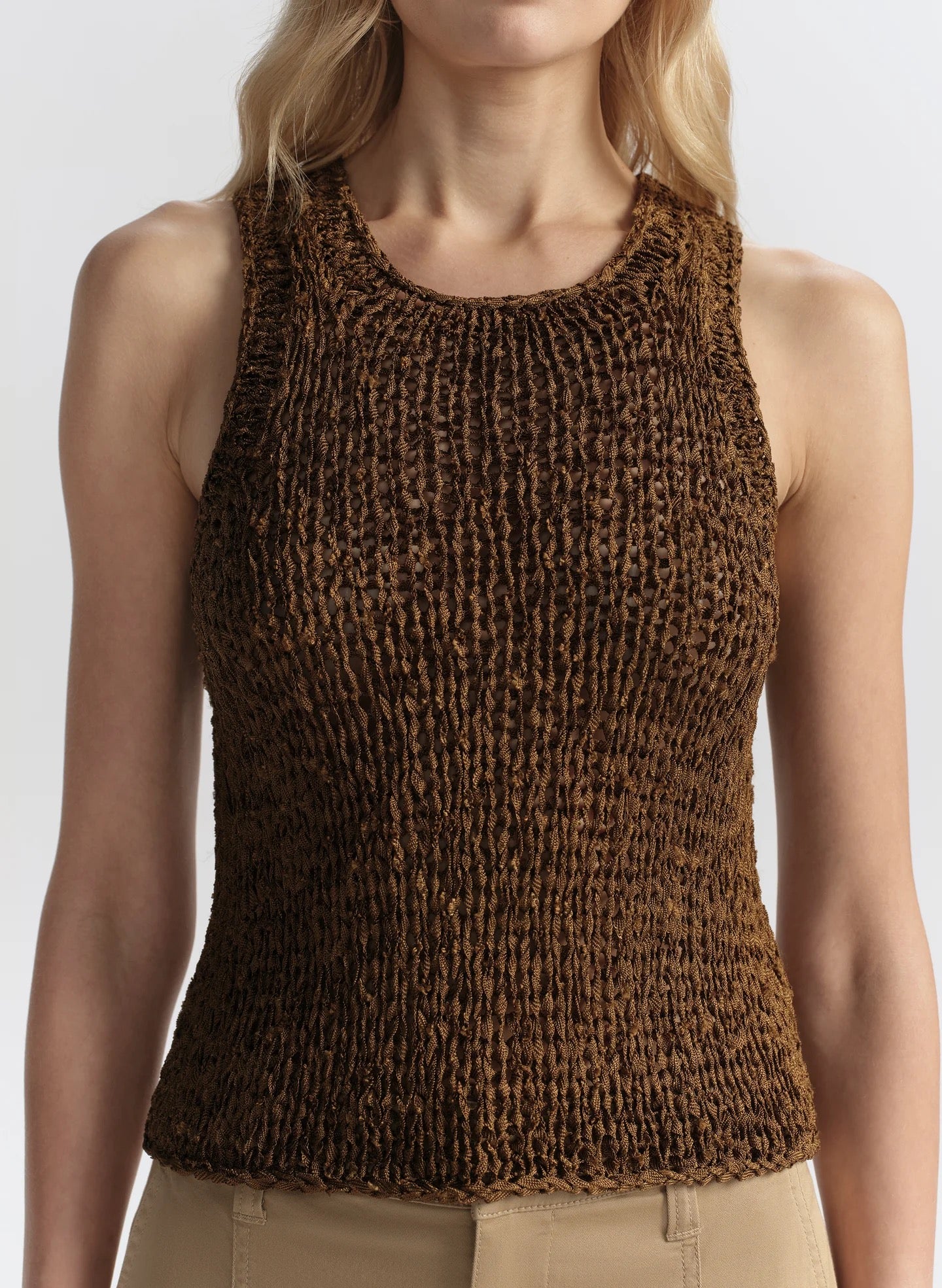 ALC -Women - Canyon Dust Nelly Open Knit Tank