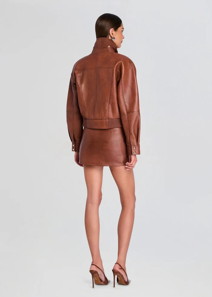 Retrofete - Women - Cigar Lykke Leather Jacket