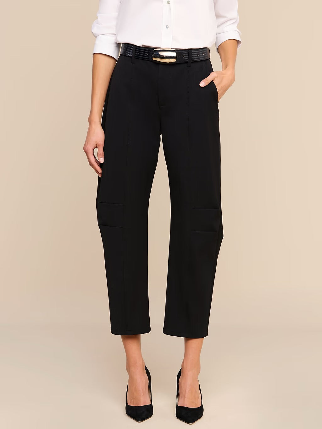 L'AGENCE- Women - Black Colby Barrel Trouser