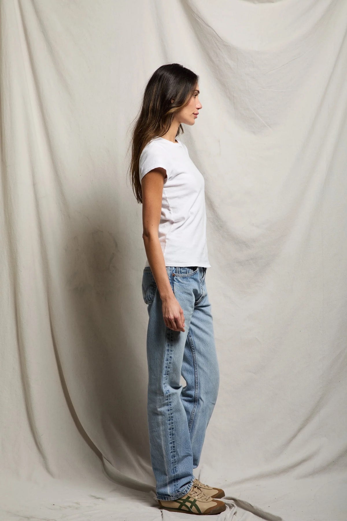 Perfect White Tee - Women -Sheryl Recycled Cotton Baby Tee