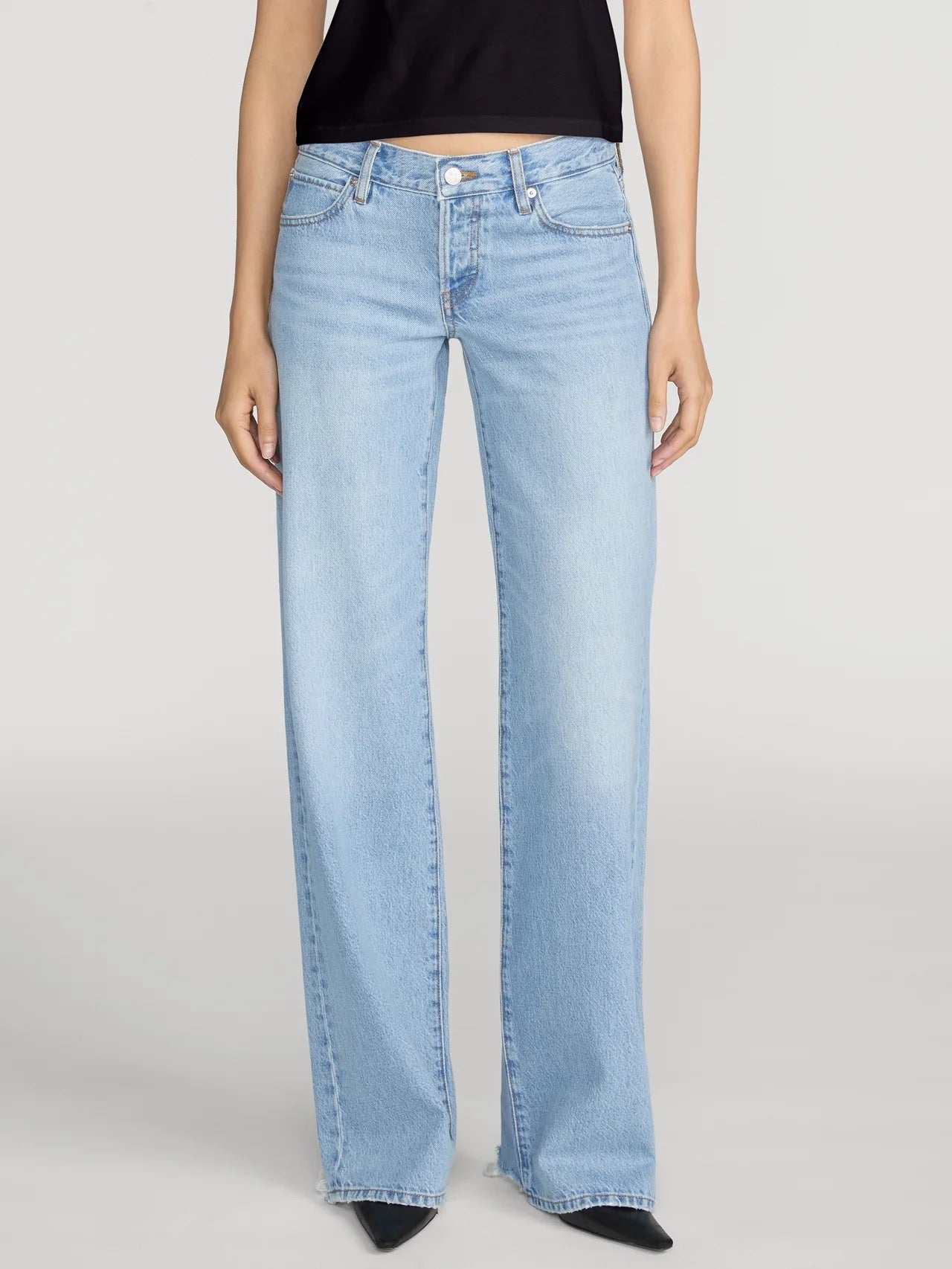 Frame - Women - Dodger Offset Hem The Gray Jean