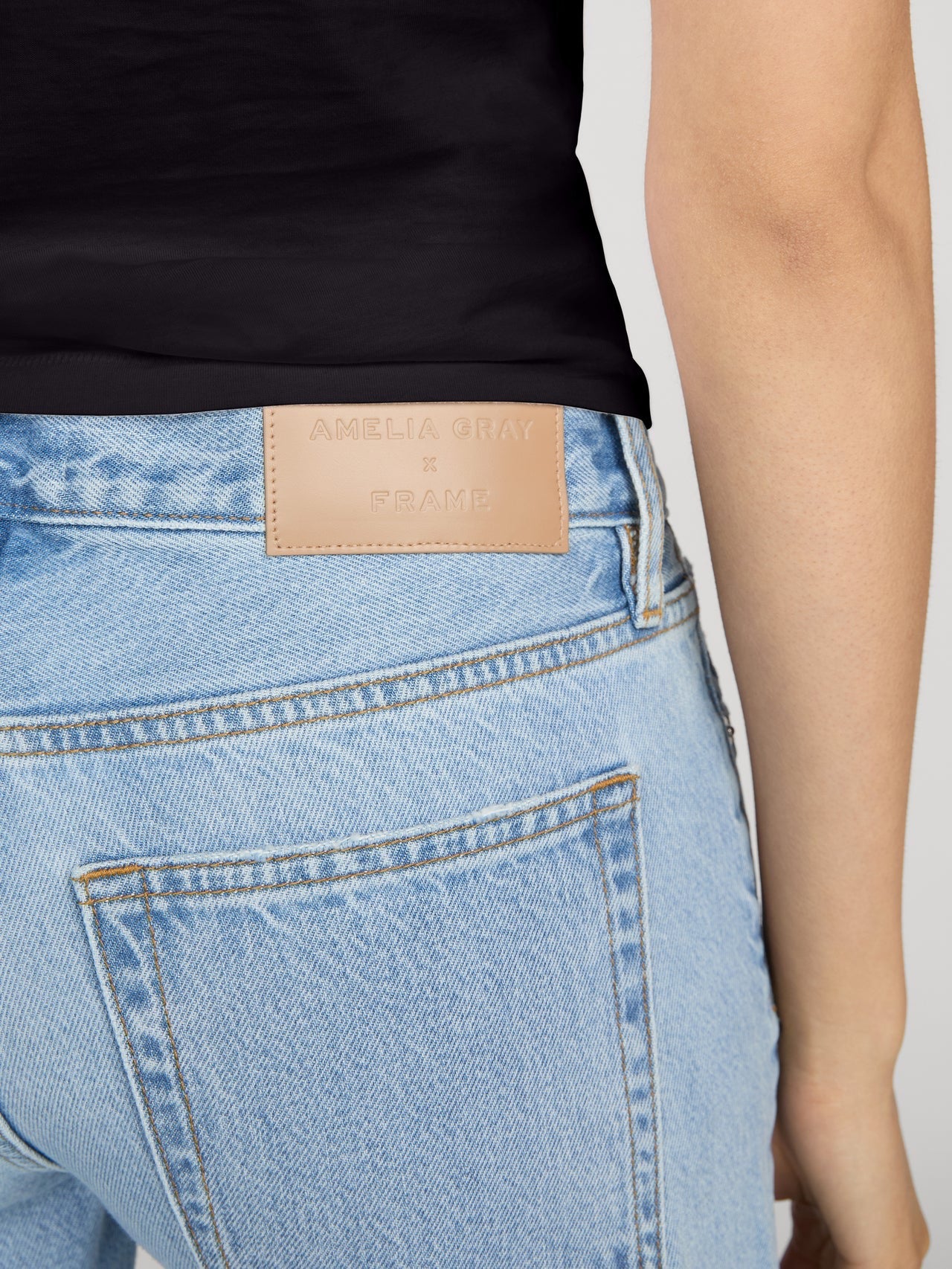 Frame - Women - Dodger Offset Hem The Gray Jean