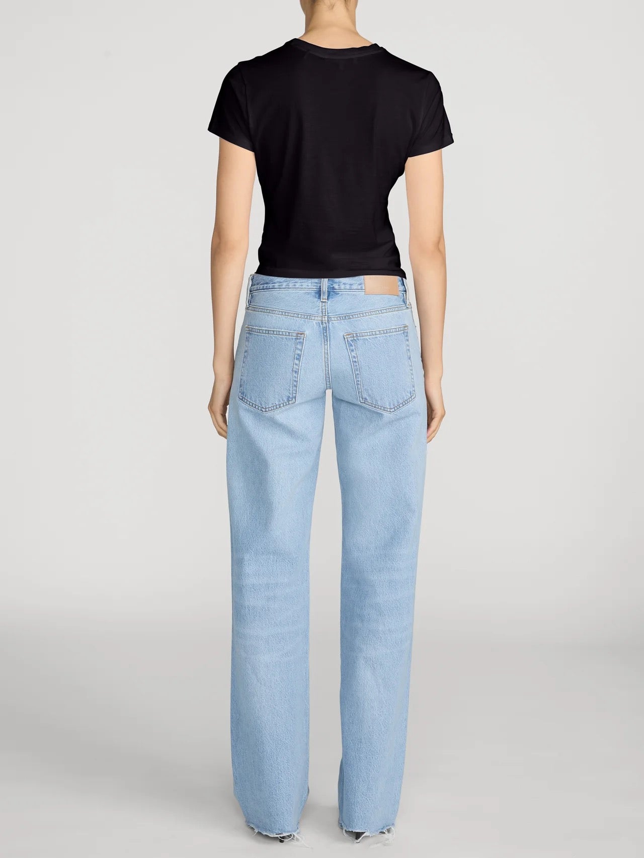 Frame - Women - Dodger Offset Hem The Gray Jean