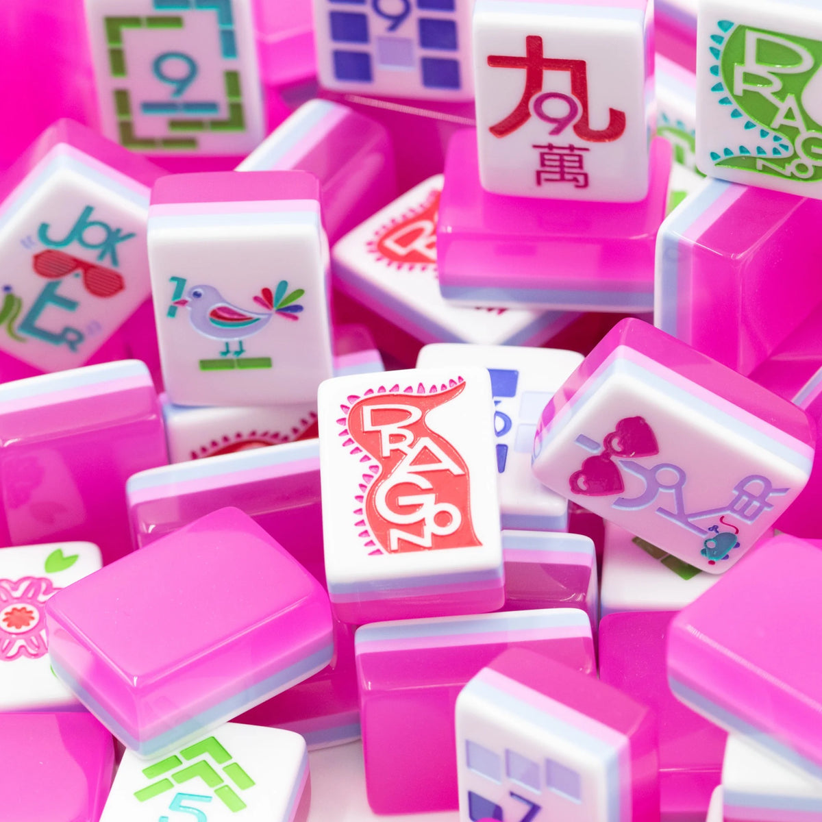 My Fair Mahjong -  Cotton Candy Pink The Play Series GRAND Mahjong With Something To Say