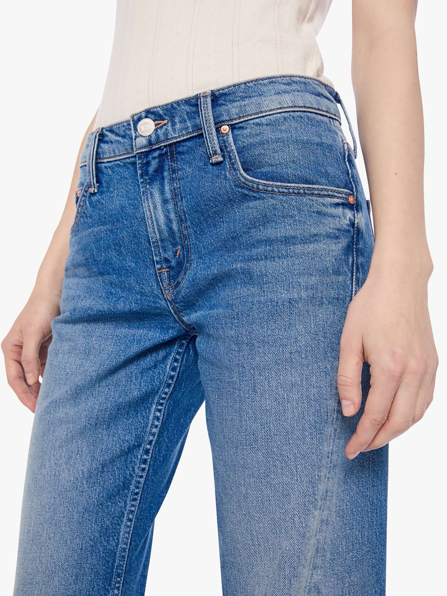 Mother - Women - Just An Animal Lil Bookie Twist Skimp Jean
