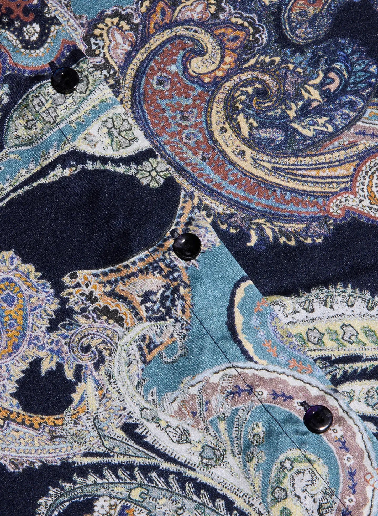 L'AGENCE - Women -  Midnight Multi Besarabian Paisley Tyler Silk Blouse