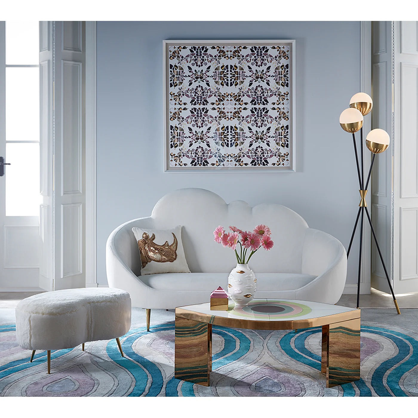 Jonathan Adler - Gilded Gala Round Vase