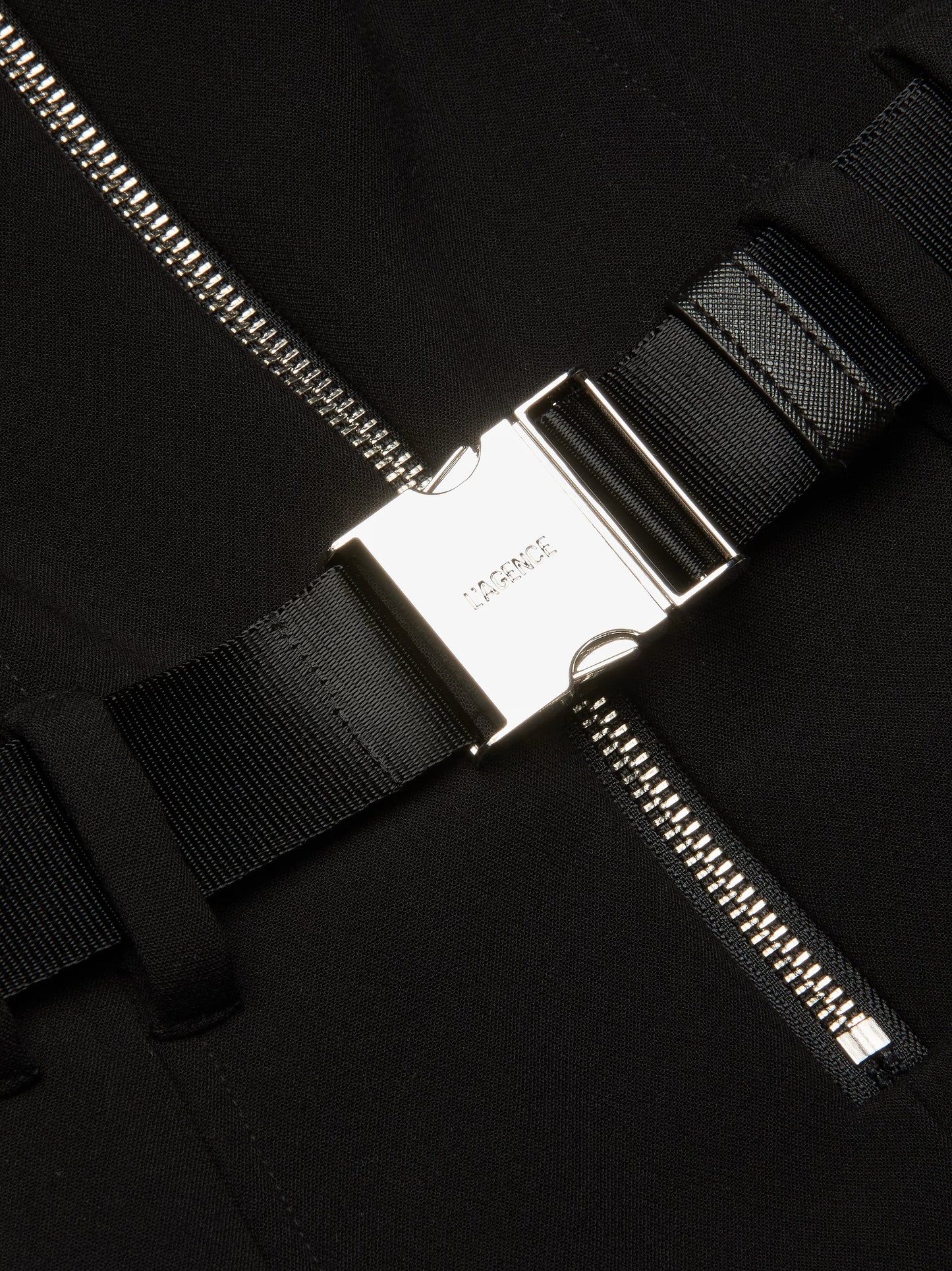 L'AGENCE - Women - Black Kylo Belted Shirt Dress