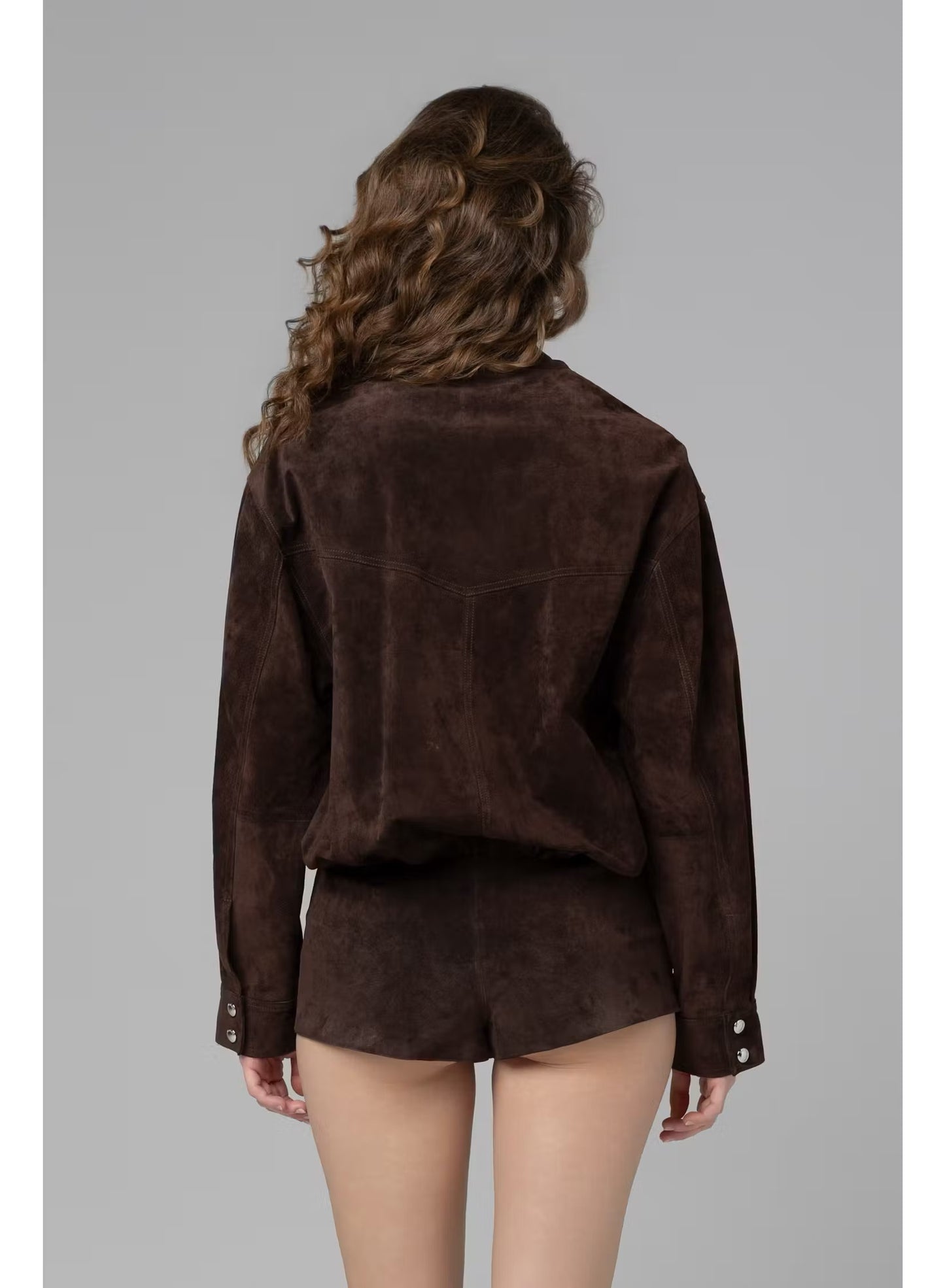 BlankNYC - Brown Iced Chocolate Bomber Jacket